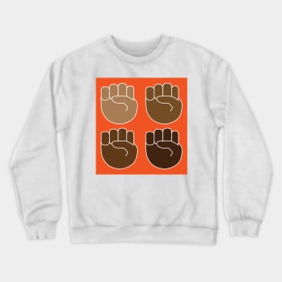 Fight the good fight-orange Crewneck Sweatshirt